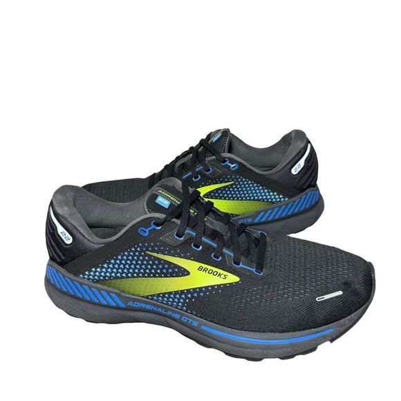 Brooks adrenaline gts 22Men’s Black with Lime & Blue Running Shoe size 12 main image 4